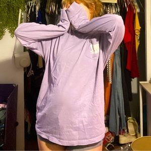 M,lilac long sleeve